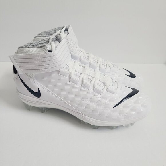NEW Nike Force Savage Pro 2 Football Cleats AH4000-100 Size 9 White main image 4